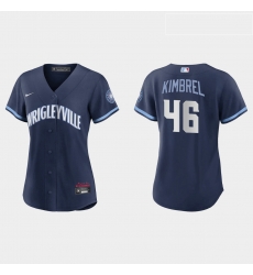 Chicago Cubs 46 Craig Kimbrel Women Nike 2021 City Connect Navy MLB Jersey Chicago Cubs 46 Craig Kimbrel Women Nike 2021 City Connect Navy MLB Jersey