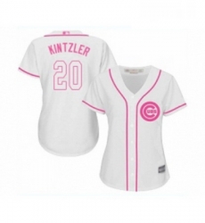 Womens Chicago Cubs 20 Brandon Kintzler Authentic White Fashion Baseball Jersey Womens Chicago Cubs 20 Brandon Kintzler Authentic White Fashion Baseball Jersey