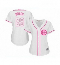 Womens Chicago Cubs 29 Brad Brach Authentic White Fashion Baseball Jersey Womens Chicago Cubs 29 Brad Brach Authentic White Fashion Baseball Jersey