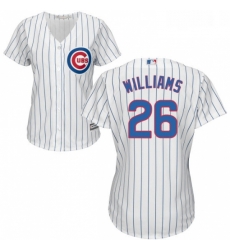 Womens Majestic Chicago Cubs 26 Billy Williams Authentic White Home Cool Base MLB Jersey Womens Majestic Chicago Cubs 26 Billy Williams Authentic White Home Cool Base MLB Jersey