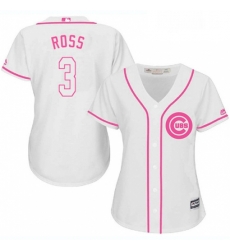 Womens Majestic Chicago Cubs 3 David Ross Replica White Fashion MLB Jersey Womens Majestic Chicago Cubs 3 David Ross Replica White Fashion MLB Jersey