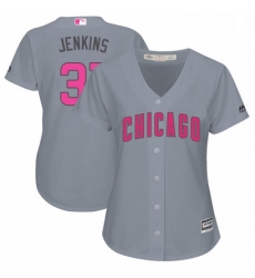 Womens Majestic Chicago Cubs 31 Fergie Jenkins Authentic Grey Mothers Day Cool Base MLB Jersey Womens Majestic Chicago Cubs 31 Fergie Jenkins Authentic Grey Mothers Day Cool Base MLB Jersey