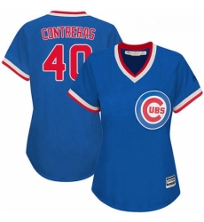 Womens Majestic Chicago Cubs 40 Willson Contreras Replica Royal Blue Cooperstown MLB Jersey Womens Majestic Chicago Cubs 40 Willson Contreras Replica Royal Blue Cooperstown MLB Jersey