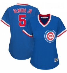 Womens Majestic Chicago Cubs 5 Albert Almora Jr Replica Royal Blue Cooperstown MLB Jersey Womens Majestic Chicago Cubs 5 Albert Almora Jr Replica Royal Blue Cooperstown MLB Jersey