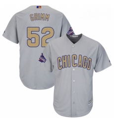 Womens Majestic Chicago Cubs 52 Justin Grimm Authentic Gray 2017 Gold Champion MLB Jersey Womens Majestic Chicago Cubs 52 Justin Grimm Authentic Gray 2017 Gold Champion MLB Jersey