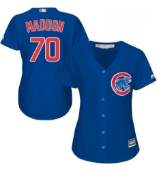 Womens Majestic Chicago Cubs 70 Joe Maddon Replica Royal Blue Alternate MLB Jersey Womens Majestic Chicago Cubs 70 Joe Maddon Replica Royal Blue Alternate MLB Jersey