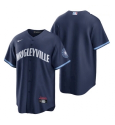 Youth Chicago Cubs Wrigleyville Navy 2021 City Connect Replica Jersey Youth Chicago Cubs Wrigleyville Navy 2021 City Connect Replica Jersey