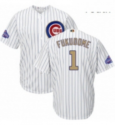 Youth Majestic Chicago Cubs 1 Kosuke Fukudome Authentic White 2017 Gold Program Cool Base MLB Jersey Youth Majestic Chicago Cubs 1 Kosuke Fukudome Authentic White 2017 Gold Program Cool Base MLB Jersey