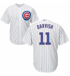 Youth Majestic Chicago Cubs 11 Yu Darvish Authentic White Home Cool Base MLB Jersey Youth Majestic Chicago Cubs 11 Yu Darvish Authentic White Home Cool Base MLB Jersey