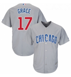 Youth Majestic Chicago Cubs 17 Mark Grace Replica Grey Road Cool Base MLB Jersey Youth Majestic Chicago Cubs 17 Mark Grace Replica Grey Road Cool Base MLB Jersey