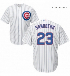 Youth Majestic Chicago Cubs 23 Ryne Sandberg Replica White Home Cool Base MLB Jersey Youth Majestic Chicago Cubs 23 Ryne Sandberg Replica White Home Cool Base MLB Jersey