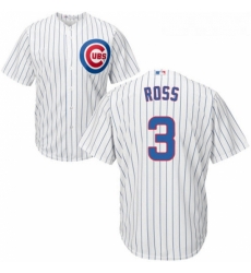 Youth Majestic Chicago Cubs 3 David Ross Replica White Home Cool Base MLB Jersey Youth Majestic Chicago Cubs 3 David Ross Replica White Home Cool Base MLB Jersey