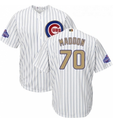 Youth Majestic Chicago Cubs 70 Joe Maddon Authentic White 2017 Gold Program Cool Base MLB Jersey Youth Majestic Chicago Cubs 70 Joe Maddon Authentic White 2017 Gold Program Cool Base MLB Jersey