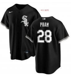 Men Chicago White Sox #13 David Bote Black Stitched MLB Jersey Men Chicago White Sox #13 David Bote Black Stitched MLB Jersey