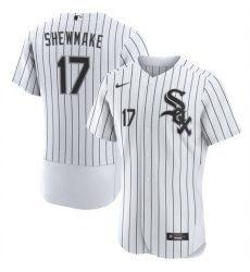 Men Chicago White Sox 17 Braden Shewmake White Flex Base Stitched Baseball Jersey Men Chicago White Sox 17 Braden Shewmake White Flex Base Stitched Baseball Jersey