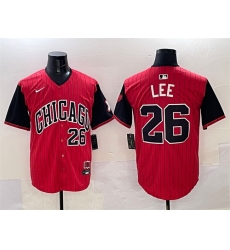 Men Chicago White Sox 26 Korey Lee Red Black 2025 City Connect Limited Stitched Baseball Jersey