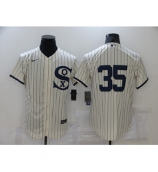 Men Chicago White Sox 35 Frank Thomas Cream Elite 2021 Field of Dreams Jersey Men Chicago White Sox 35 Frank Thomas Cream Elite 2021 Field of Dreams Jersey