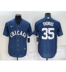 Men Chicago White Sox 35 Frank Thomas Navy Cool Base Stitched Jersey Men Chicago White Sox 35 Frank Thomas Navy Cool Base Stitched Jersey