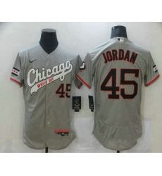 Men Chicago White Sox 45 Michael Jordan Retired Grey Retro 2016 Flexbase Nike Jersey Men Chicago White Sox 45 Michael Jordan Retired Grey Retro 2016 Flexbase Nike Jersey