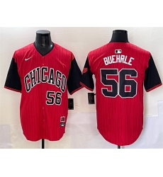 Men Chicago White Sox 56 Mark Buehrle Red Black 2025 City Connect Limited Stitched Baseball Jersey