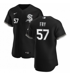 Men Chicago White Sox 57 Jace Fry Men Nike Black Alternate 2020 Flex Base Player MLB Jersey Men Chicago White Sox 57 Jace Fry Men Nike Black Alternate 2020 Flex Base Player MLB Jersey