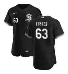 Men Chicago White Sox 63 Matt Foster Men Nike Black Alternate 2020 Flex Base Player MLB Jersey Men Chicago White Sox 63 Matt Foster Men Nike Black Alternate 2020 Flex Base Player MLB Jersey