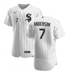 Men Chicago White Sox 7 Tim Anderson Men Nike White Home 2020 Flex Base Player MLB Jersey Men Chicago White Sox 7 Tim Anderson Men Nike White Home 2020 Flex Base Player MLB Jersey