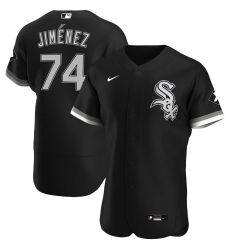 Men Chicago White Sox 74 Eloy Jimenez Men Nike Black Alternate 2020 Flex Base Player MLB Jersey Men Chicago White Sox 74 Eloy Jimenez Men Nike Black Alternate 2020 Flex Base Player MLB Jersey