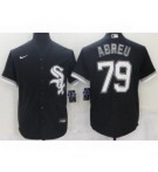 Men Chicago White Sox 79 Jose Abreu Black Cool Base Stitched Nike Jersey Men Chicago White Sox 79 Jose Abreu Black Cool Base Stitched Nike Jersey