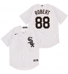 Men Chicago White Sox 88 Luis Robert White 2020 Nike Cool Base Jersey Men Chicago White Sox 88 Luis Robert White 2020 Nike Cool Base Jersey