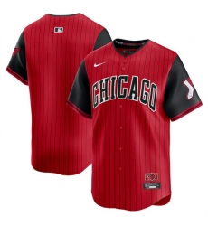 Men Chicago White Sox Blank Red Black 2025 City Connect Limited Stitched Baseball Jersey Men Chicago White Sox Blank Red Black 2025 City Connect Limited Stitched Baseball Jersey