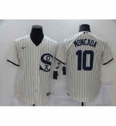 Men Nike Chicago White Sox 10 Yoan Moncada Cream Game 2021 Field of Dreams Jersey Men Nike Chicago White Sox 10 Yoan Moncada Cream Game 2021 Field of Dreams Jersey