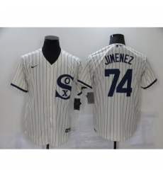 Men Nike Chicago White Sox 74 Eloy Jimenez Cream Game 2021 Field of Dreams Jersey Men Nike Chicago White Sox 74 Eloy Jimenez Cream Game 2021 Field of Dreams Jersey