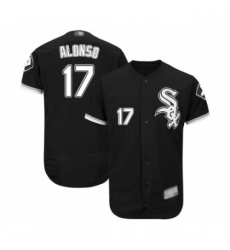 Mens Chicago White Sox 17 Yonder Alonso Black Alternate Flex Base Authentic Collection Baseball Jersey Mens Chicago White Sox 17 Yonder Alonso Black Alternate Flex Base Authentic Collection Baseball Jersey