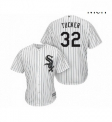 Mens Chicago White Sox 32 Preston Tucker Replica White Home Cool Base Baseball Jersey Mens Chicago White Sox 32 Preston Tucker Replica White Home Cool Base Baseball Jersey