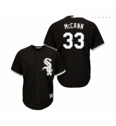 Mens Chicago White Sox 33 James McCann Replica Black Alternate Home Cool Base Baseball Jersey Mens Chicago White Sox 33 James McCann Replica Black Alternate Home Cool Base Baseball Jersey