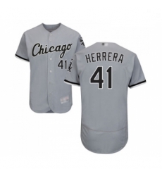 Mens Chicago White Sox 41 Kelvin Herrera Grey Road Flex Base Authentic Collection Baseball Jersey Mens Chicago White Sox 41 Kelvin Herrera Grey Road Flex Base Authentic Collection Baseball Jersey