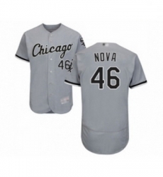 Mens Chicago White Sox 46 Ivan Nova Grey Road Flex Base Authentic Collection Baseball Jersey Mens Chicago White Sox 46 Ivan Nova Grey Road Flex Base Authentic Collection Baseball Jersey