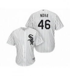 Mens Chicago White Sox 46 Ivan Nova White Alternate Flex Base Authentic Collection Baseball Jersey Mens Chicago White Sox 46 Ivan Nova White Alternate Flex Base Authentic Collection Baseball Jersey