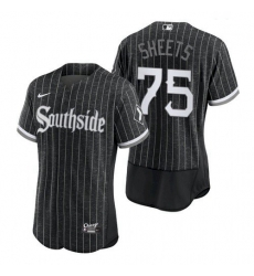 Men's Chicago White Sox Southside Gavin Sheets Black Authentic Jersey Men's Chicago White Sox Southside Gavin Sheets Black Authentic Jersey