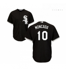 Mens Majestic Chicago White Sox 10 Yoan Moncada Replica Black Alternate Home Cool Base MLB Jerseys Mens Majestic Chicago White Sox 10 Yoan Moncada Replica Black Alternate Home Cool Base MLB Jerseys
