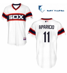 Mens Majestic Chicago White Sox 11 Luis Aparicio Replica White 2013 Alternate Home Cool Base MLB Jersey Mens Majestic Chicago White Sox 11 Luis Aparicio Replica White 2013 Alternate Home Cool Base MLB Jersey