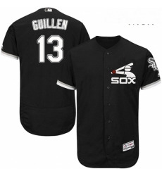 Mens Majestic Chicago White Sox 13 Ozzie Guillen Authentic Black Alternate Home Cool Base MLB Jersey Mens Majestic Chicago White Sox 13 Ozzie Guillen Authentic Black Alternate Home Cool Base MLB Jersey