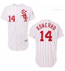 Mens Majestic Chicago White Sox 14 Paul Konerko Replica WhiteRed Strip MLB Jersey Mens Majestic Chicago White Sox 14 Paul Konerko Replica WhiteRed Strip MLB Jersey
