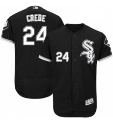 Mens Majestic Chicago White Sox 24 Joe Crede Black Flexbase Authentic Collection MLB Jersey Mens Majestic Chicago White Sox 24 Joe Crede Black Flexbase Authentic Collection MLB Jersey