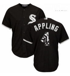Mens Majestic Chicago White Sox 4 Luke Appling Authentic Black Team Logo Fashion Cool Base MLB Jersey Mens Majestic Chicago White Sox 4 Luke Appling Authentic Black Team Logo Fashion Cool Base MLB Jersey