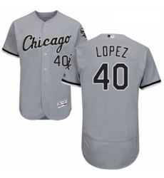 Mens Majestic Chicago White Sox 40 Reynaldo Lopez Grey Road Flex Base Authentic Collection MLB Jersey Mens Majestic Chicago White Sox 40 Reynaldo Lopez Grey Road Flex Base Authentic Collection MLB Jersey