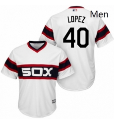 Mens Majestic Chicago White Sox 40 Reynaldo Lopez Replica White 2013 Alternate Home Cool Base MLB Jersey Mens Majestic Chicago White Sox 40 Reynaldo Lopez Replica White 2013 Alternate Home Cool Base MLB Jersey