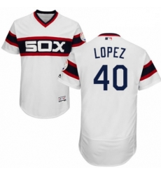 Mens Majestic Chicago White Sox 40 Reynaldo Lopez White Alternate Flex Base Authentic Collection MLB Jersey Mens Majestic Chicago White Sox 40 Reynaldo Lopez White Alternate Flex Base Authentic Collection MLB Jersey