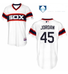 Mens Majestic Chicago White Sox 45 Michael Jordan White Alternate Flex Base Authentic Collection MLB Jersey Mens Majestic Chicago White Sox 45 Michael Jordan White Alternate Flex Base Authentic Collection MLB Jersey